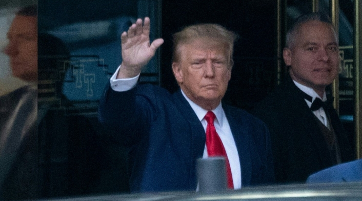 Donald Trump, en Nueva York