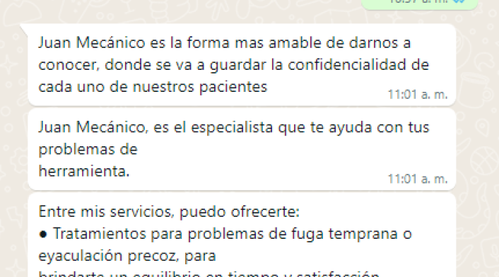 Juan Mecánico - Captura de Pantalla