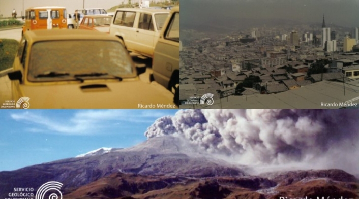 Erupción del volcán nevado del Ruiz en septiembre de 1989 Erupción del volcán nevado del Ruiz en septiembre de 1989