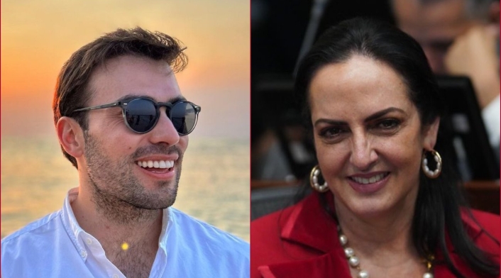 Esteban Santos y María Fernanda Cabal Esteban Santos y María Fernanda Cabal