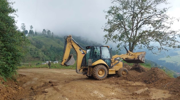 Vía Herveo - Delgaditas en Tolima.