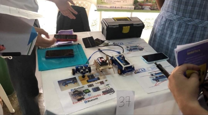 Prototipo robótico elaborado por Angeline y su grupo de investigación.