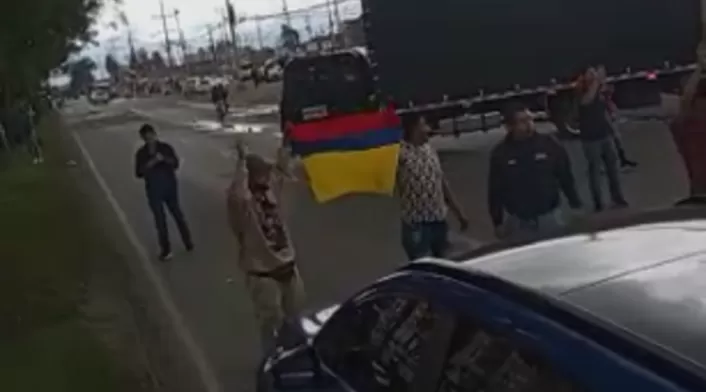 Manifestación de conductores