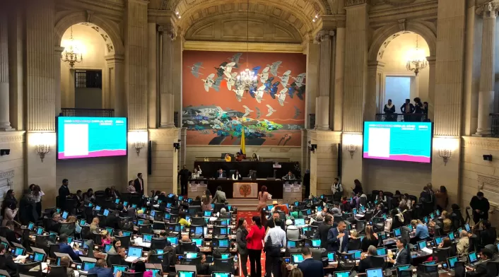 Plenaria de la Cámara de Representantes.