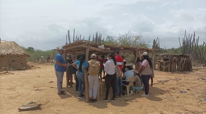 Esto fue en la Alta Guajira Esto fue en la Alta Guajira