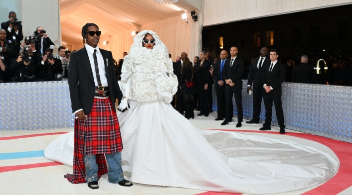 A$AP Rocky en la Met Gala 2023 A$AP Rocky en la Met Gala 2023