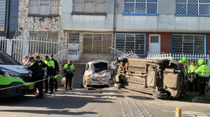 Accidente de tránsito en Bogotá Accidente de tránsito en Bogotá