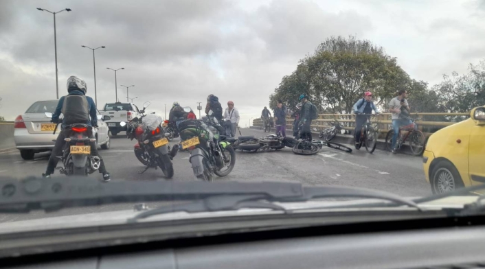 Accidente de tránsito en Bogotá