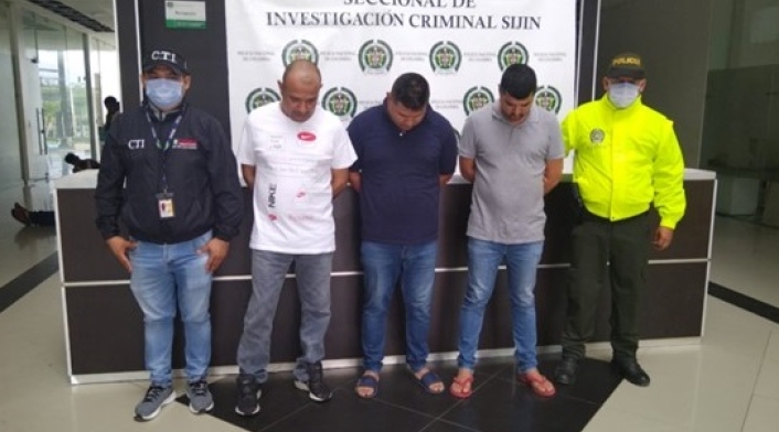 Agentes de transito capturados