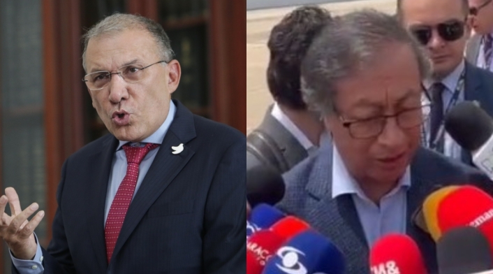 Roy Barreras y Gustavo Petro Roy Barreras y Gustavo Petro
