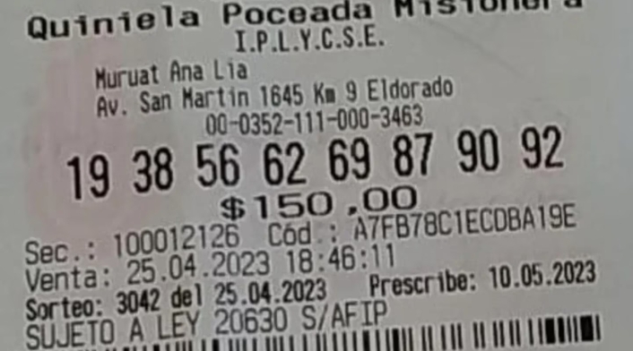 Boleto ganador de 36 millones Boleto ganador de 36 millones