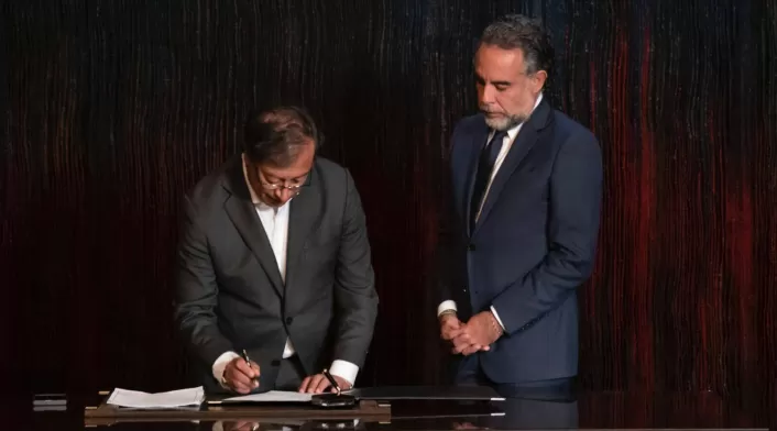 Gustavo Petro y Armando Benedetti
