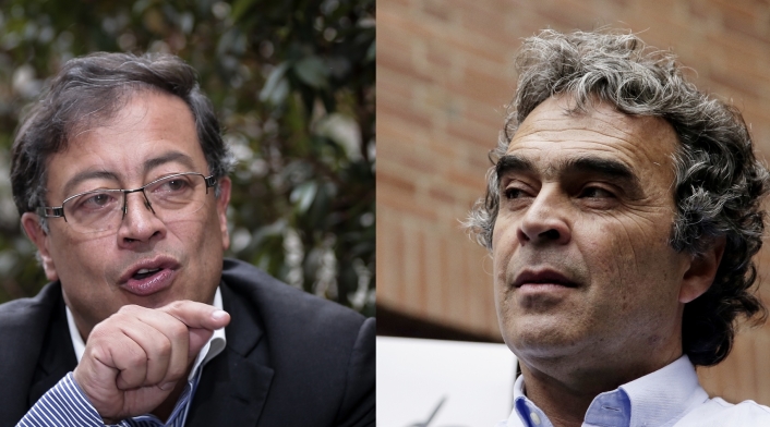 Gustavo Petro y Sergio Fajardo