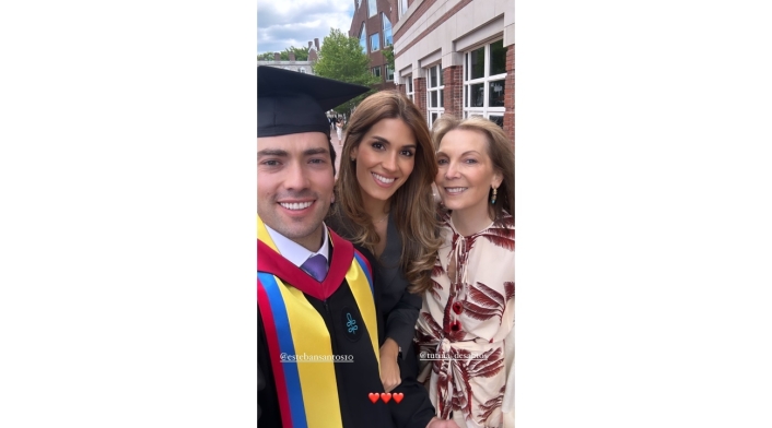 Esteban Santos, Gabriela Tafur y Tutina Esteban Santos, Gabriela Tafur y Tutina