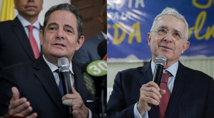 Germán Vargas Lleras y Álvaro Uribe Germán Vargas Lleras y Álvaro Uribe