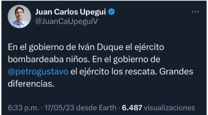 Juan Carlos Upegui denunciado por Margarita Restrepo: trino Juan Carlos Upegui denunciado por Margarita Restrepo por trino
