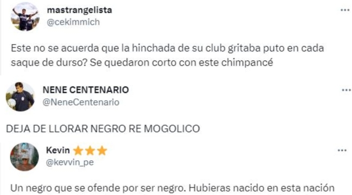 Ofensas contra Hugo Rodallega Ofensas contra Hugo Rodallega