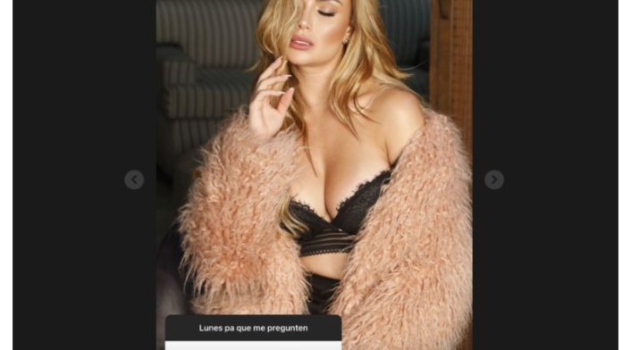 Sara Uribe en lencería