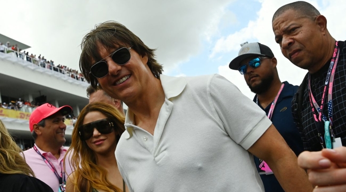 Shakira y Tom Cruise en Miami Shakira y Tom Cruise en Miami