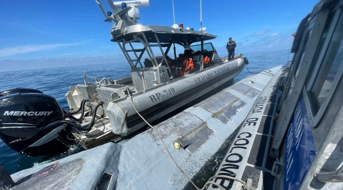 Armada Nacional de Colombia intercepta cargamentos de droga