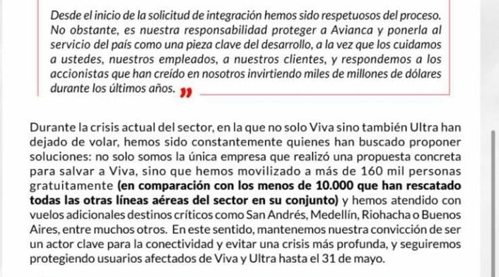 Carta Avianca Carta Avianca