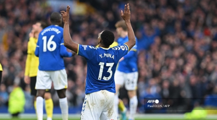 Yerry Mina, defensa del Everton Yerry Mina, defensa del Everton