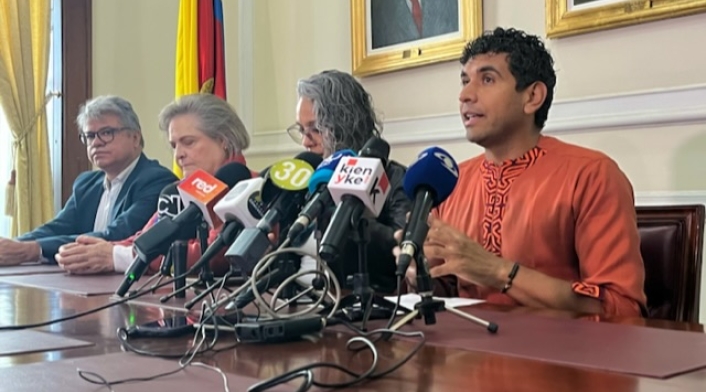 Voceros de las bancadas en Senado y Cámara del Pacto Histórico.