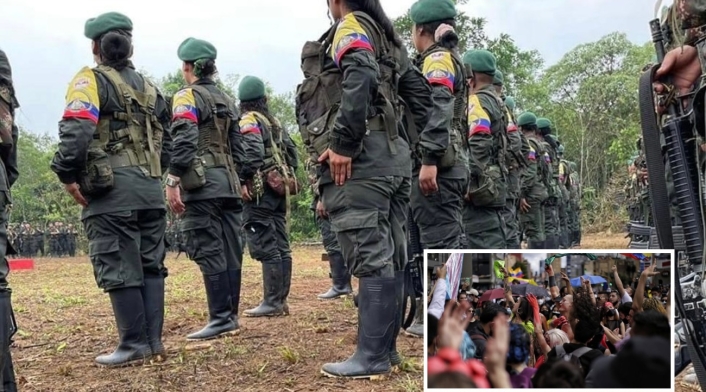 Disidencias Farc amenazan campesinos para que protesten Disidencias Farc amenazan campesinos para que protesten