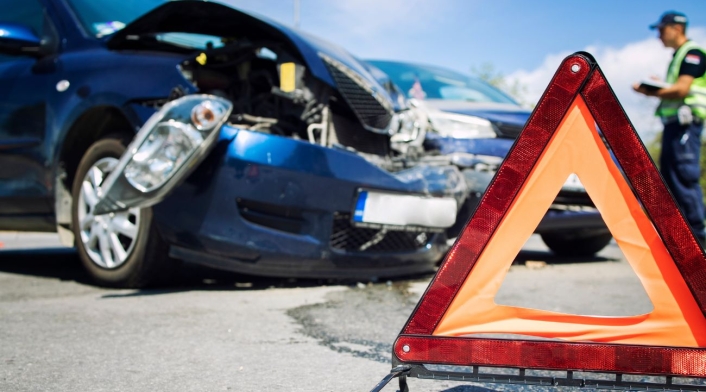 Accidente de tránsito causado por reto viral Accidente de tránsito- imagen de referencia