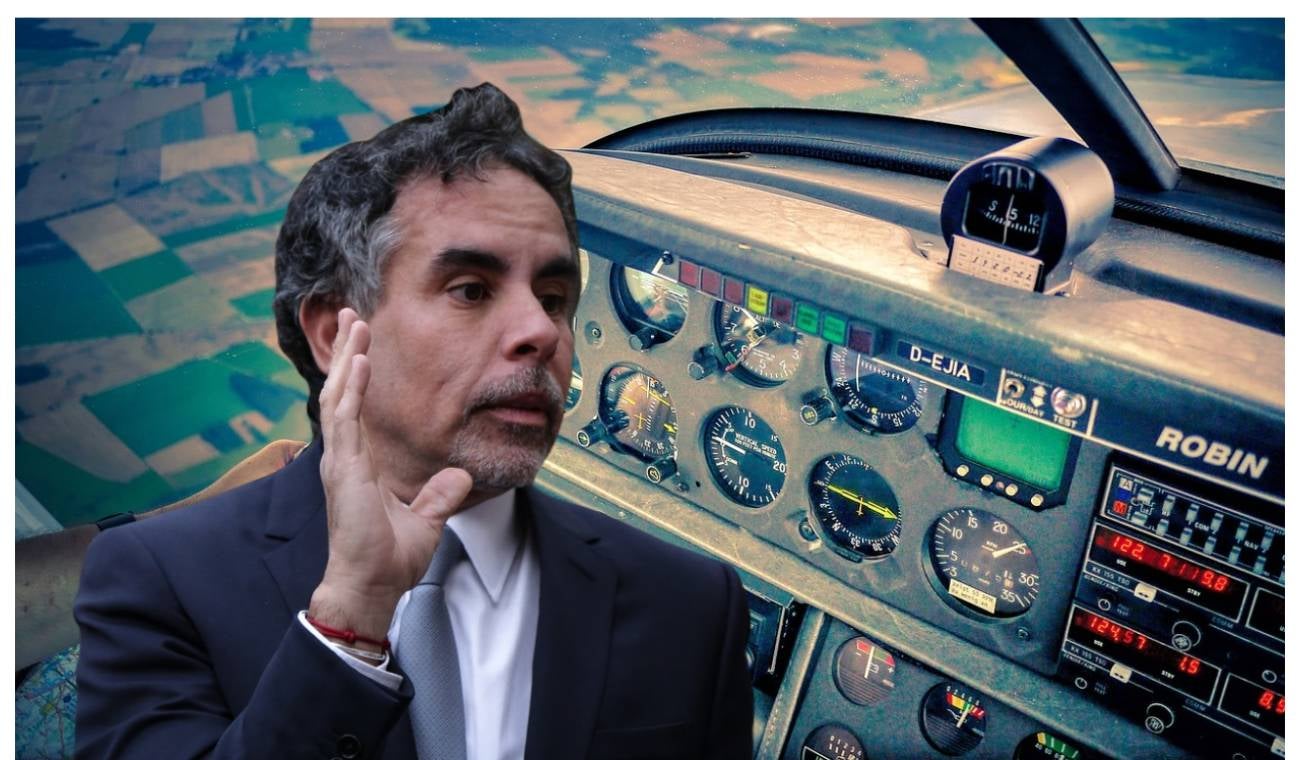 Armando Benedetti y sus vuelos en avión privado 