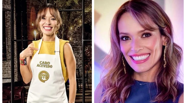 Carolina Acevedo publica foto de su primer trabajo en TV Carolina Acevedo