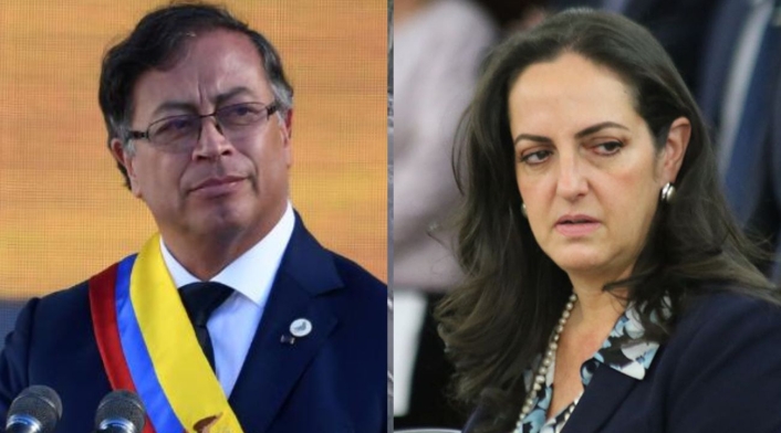 Petro y María Fernanda Cabal Petro y María Fernanda Cabal