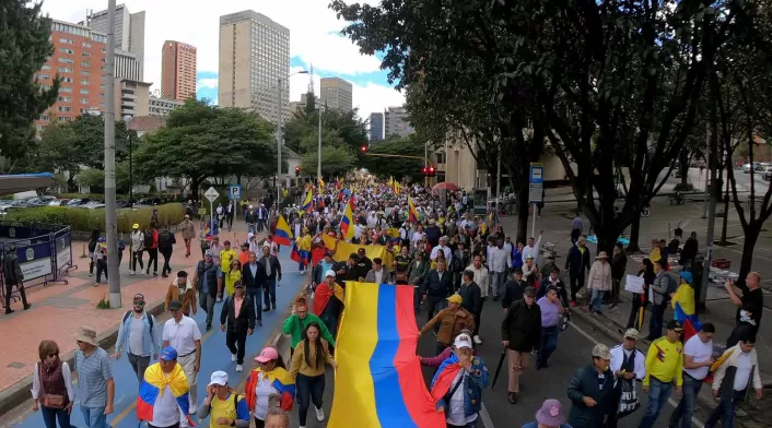 Habitantes de Cundinamarca denuncian estrategia 'engañosa' del Gobierno sobre movilizaciones Marchas contra Petro en Bogotá