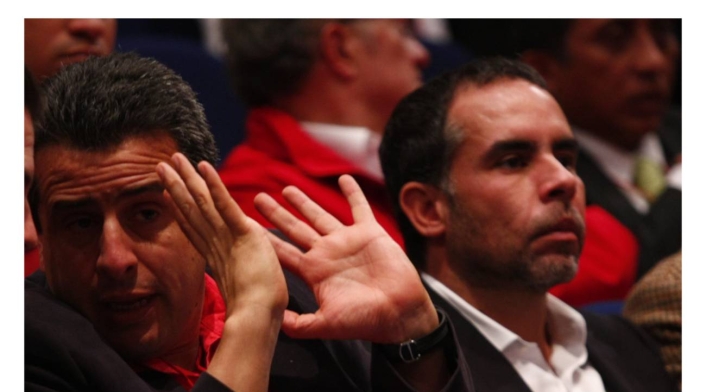 Luis Fernando Velasco y Armando Benedetti Luis Fernando Velasco y Armando Benedetti