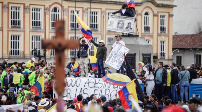 Marchas de oposición en Colombia Marchas de oposición en Colombia