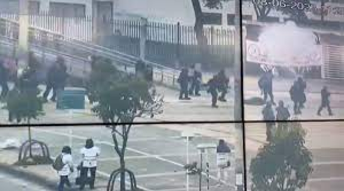 Policía herido Policía herido