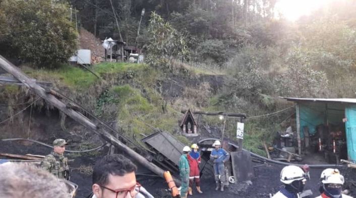 Socavón en mina de Zipaquirá Socavón en mina de Zipaquirá