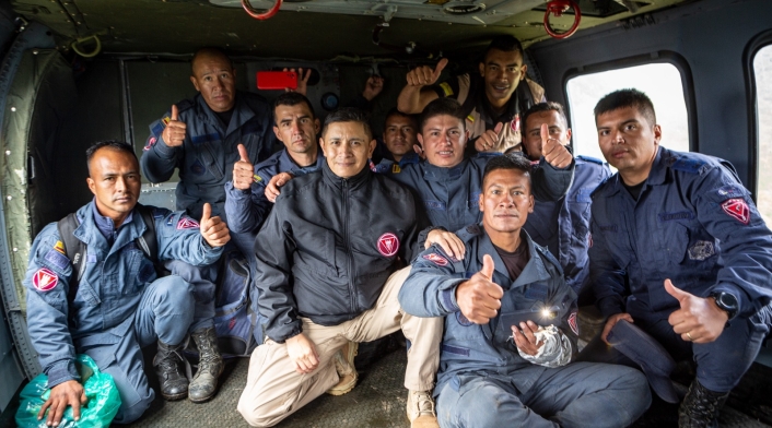 Soldados Desminado Humanitario, Baraya,Huila.