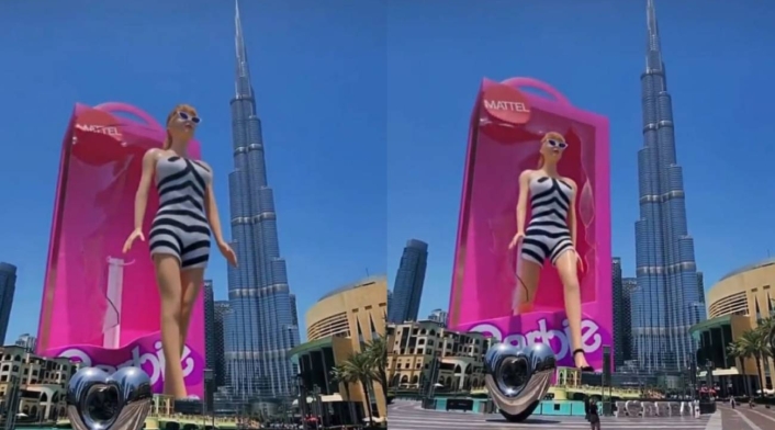 Barbie gigante en Dubai Barbie gigante en Dubai