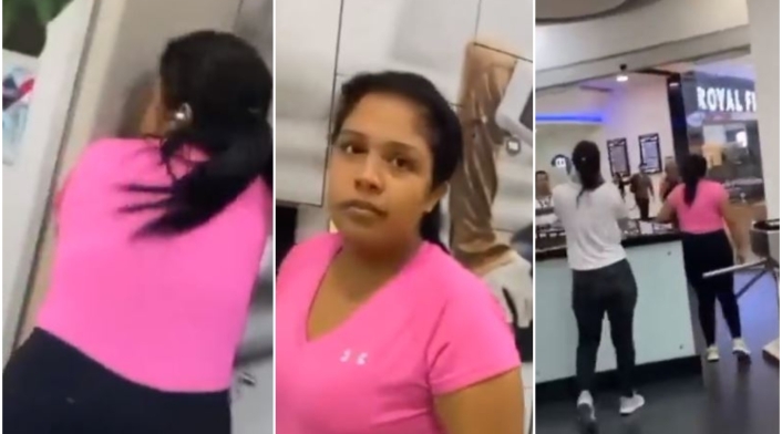 Mujer sorprendida robando en reconocido gimnasio Mujer sorprendida robando en reconocido gimnasio