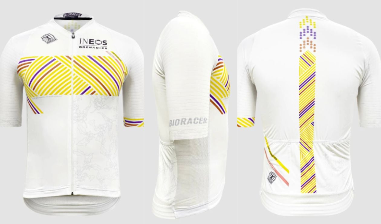 Uniforme del Ineos diseñado por Egan Bernal