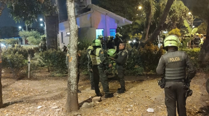 'Negro' y 'Mona', dos perros, fueron las víctimas del ataque contra uno de los CAI de la Policía en el oriente de Cali