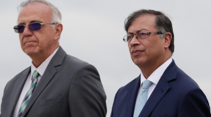 Presidente Gustavo Petro e Iván Velásquez