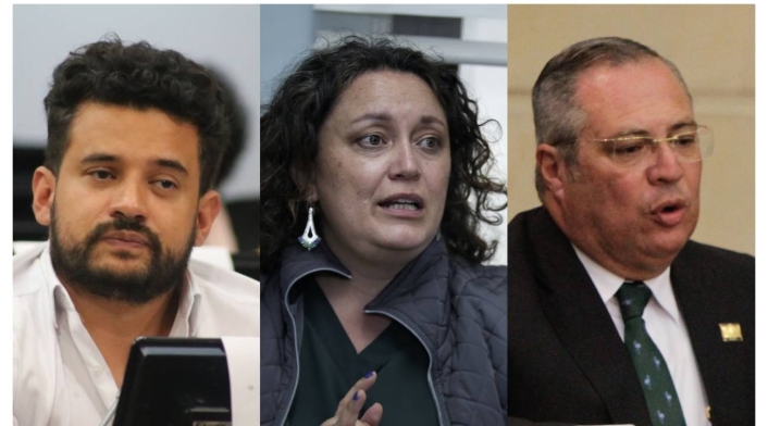 Inti Asprilla, Angélica Lozano e Iván Name Inti Asprilla, Angélica Lozano e Iván Name