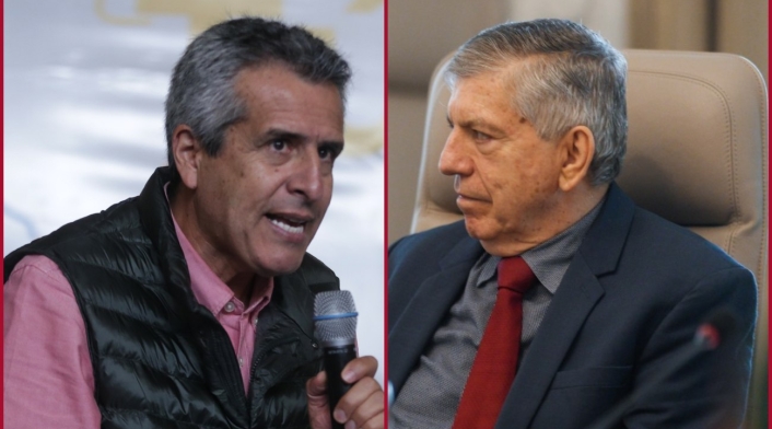 Luis Fernando Velasco y César Gaviria Luis Fernando Velasco y César Gaviria