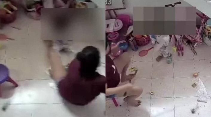 Madrastra maltrata a niña Madrastra maltrata a niña