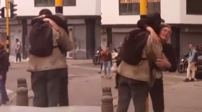 Madre encuentra a su hijo en situación de calle Madre encuentra a su hijo en situación de calle