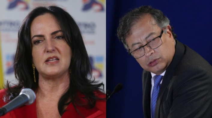 María Fernanda Cabal y Gustavo Petro María Fernanda Cabal y Gustavo Petro