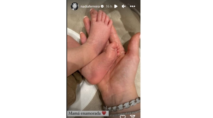 Foto del hijo de Nadia Ferreria y Marc Anthony