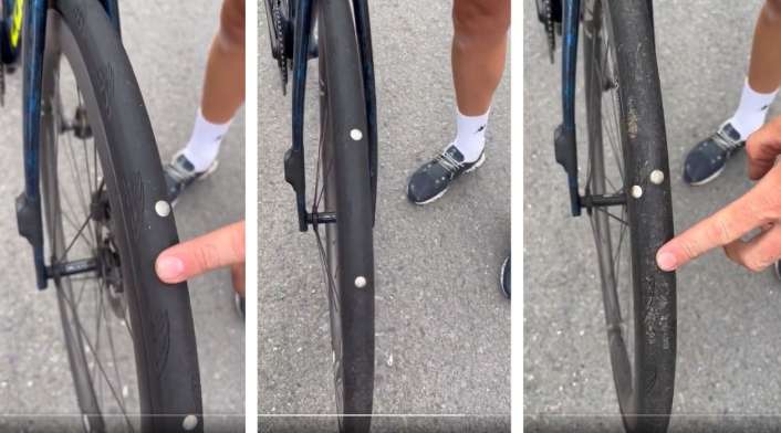 Ciclistas denuncias que hubo pinchazos en la etapa 2 del Tour de Francia